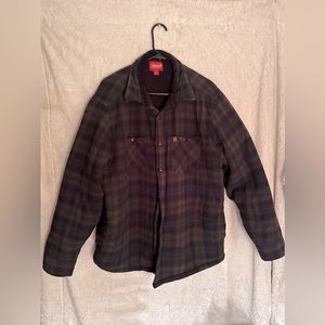 Warm Coleman lined sherpa flannel
